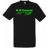 Motor fan Kawasaki Racing minima férfi rövid ujjú póló