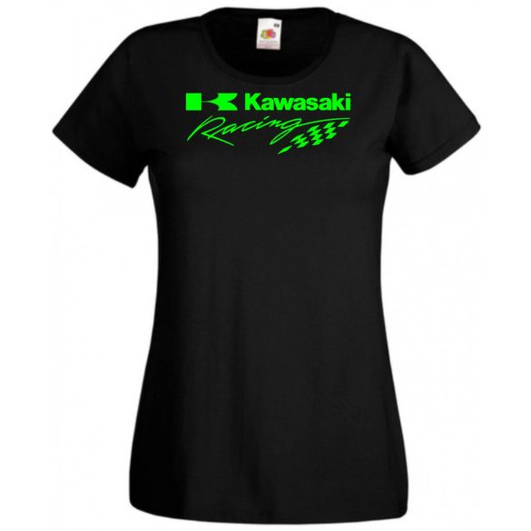 Motor fan Kawasaki Racing minima női rövid ujjú póló