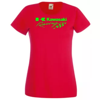 Motor fan Kawasaki Racing minima női rövid ujjú póló