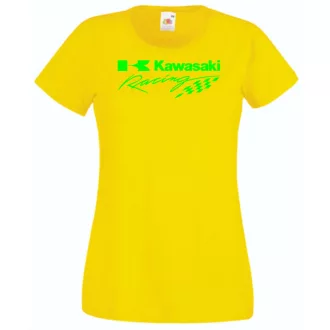 Motor fan Kawasaki Racing minima női rövid ujjú póló