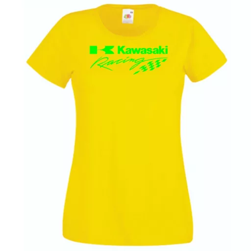 Motor fan Kawasaki Racing minima női rövid ujjú póló