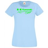 Motor fan Kawasaki Racing minima női rövid ujjú póló