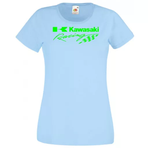 Motor fan Kawasaki Racing minima női rövid ujjú póló
