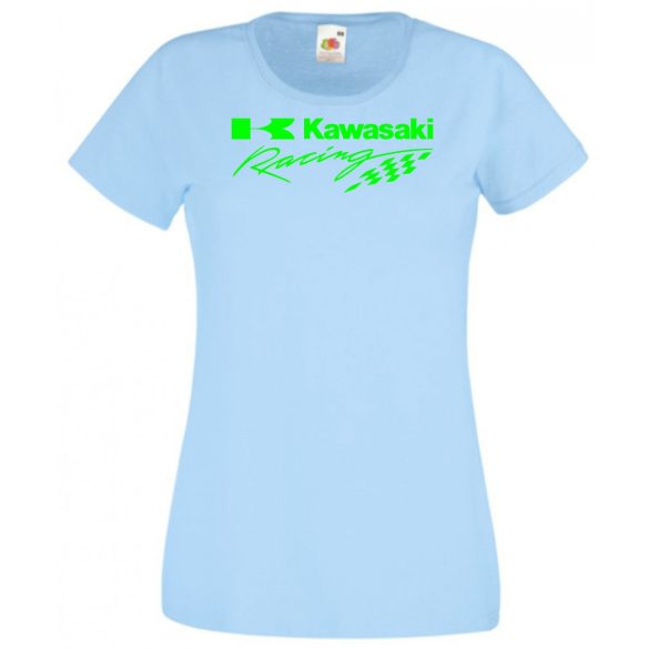 Motor fan Kawasaki Racing minima női rövid ujjú póló