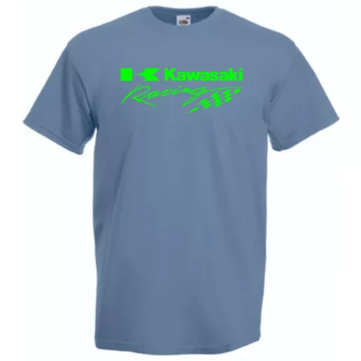 Motor fan Kawasaki Racing minima férfi rövid ujjú póló
