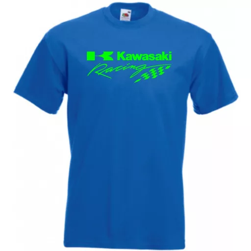 Motor fan Kawasaki Racing minima férfi rövid ujjú póló