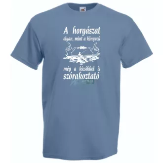   Horgász humor ... a kicsikkel is szórakoztató férfi rövid ujjú póló