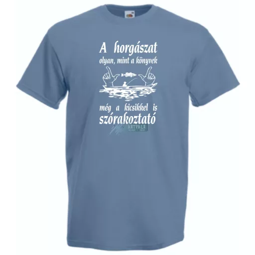 Horgász humor ... a kicsikkel is szórakoztató férfi rövid ujjú póló