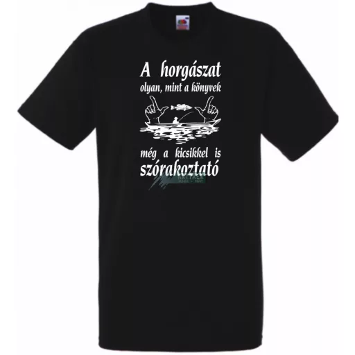 Horgász humor ... a kicsikkel is szórakoztató férfi rövid ujjú póló
