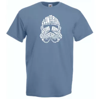 Funny  - Stormtrooper szavak férfi rövid ujjú póló