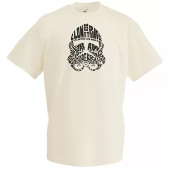Funny  - Stormtrooper szavak férfi rövid ujjú póló