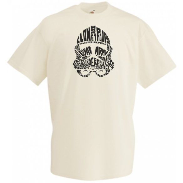 Funny  - Stormtrooper szavak férfi rövid ujjú póló
