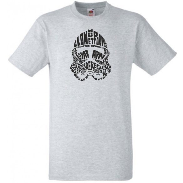 Funny  - Stormtrooper szavak férfi rövid ujjú póló