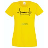 Formula fan EKG - Live for Car Racing női rövid ujjú póló