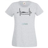 Formula fan EKG - Live for Car Racing női rövid ujjú póló