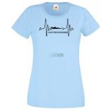 Formula fan EKG - Live for Car Racing női rövid ujjú póló