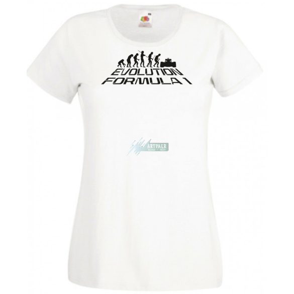 Formula fan Evolution Formula 1 női rövid ujjú póló