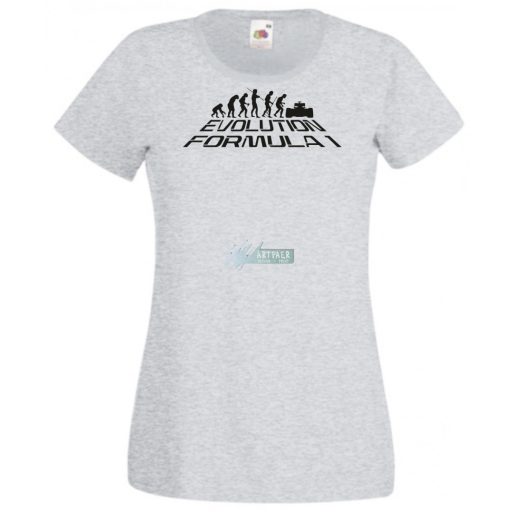 Formula fan Evolution Formula 1 női rövid ujjú póló