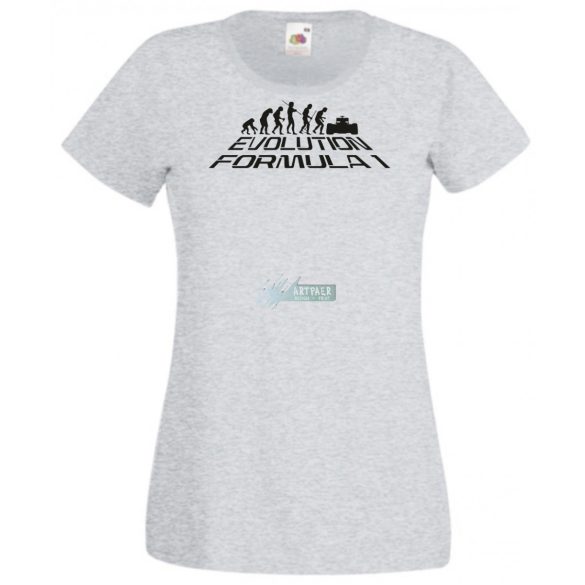 Formula fan Evolution Formula 1 női rövid ujjú póló