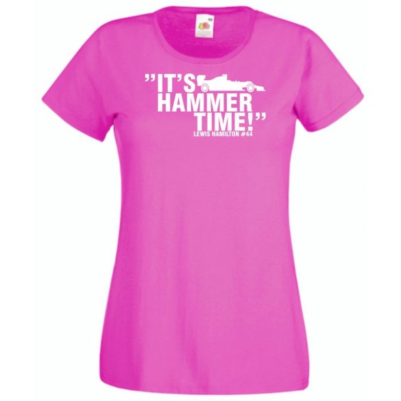 Formula fan - It's  - L Hamilton 44 női rövid ujjú póló