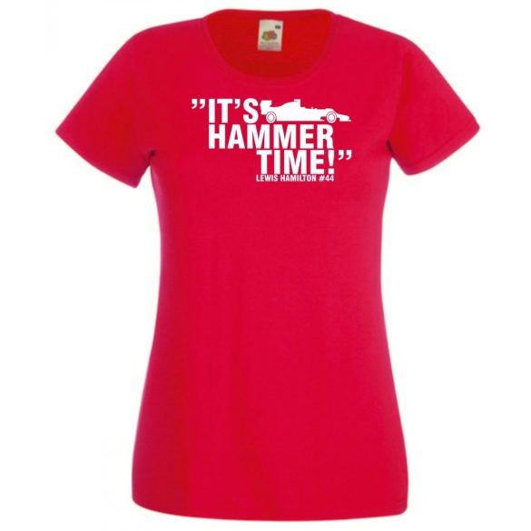 Formula fan - It's  - L Hamilton 44 női rövid ujjú póló
