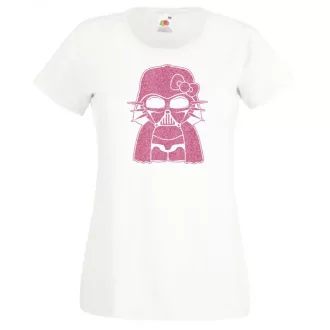 Humor - Hello Kitty Vader női rövid ujjú póló