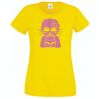 Humor - Hello Kitty Vader női rövid ujjú póló