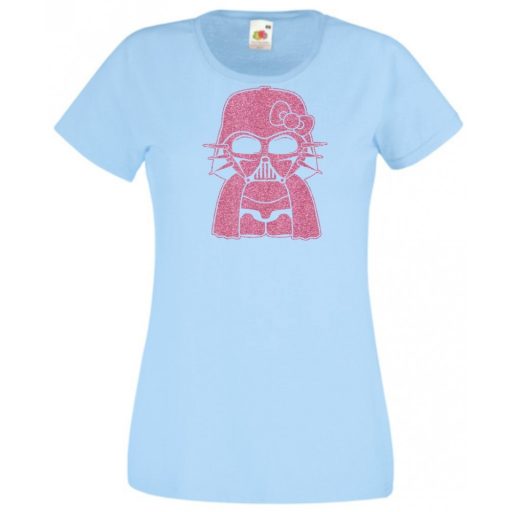 Humor - Hello Kitty Vader női rövid ujjú póló