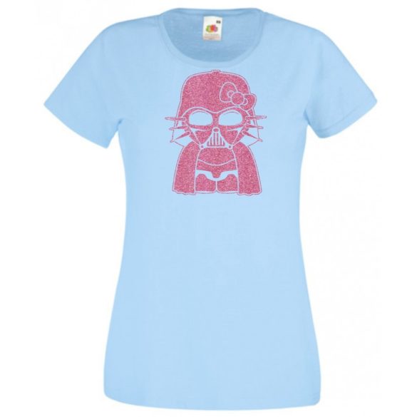 Humor - Hello Kitty Vader női rövid ujjú póló