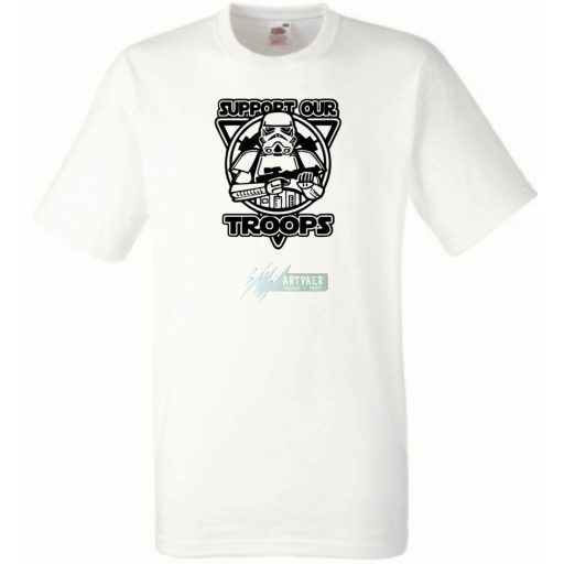 Support Our Troops férfi rövid ujjú póló