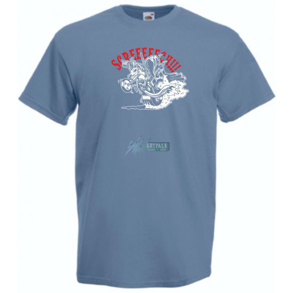 Screch - Szellem motoros férfi rövid ujjú póló