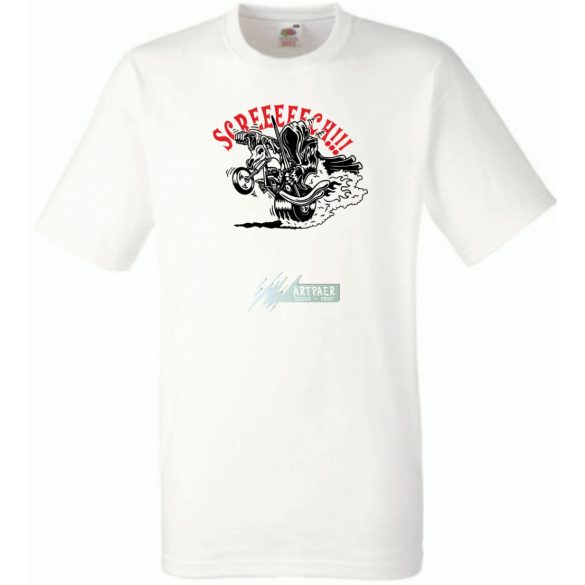 Screch - Szellem motoros férfi rövid ujjú póló