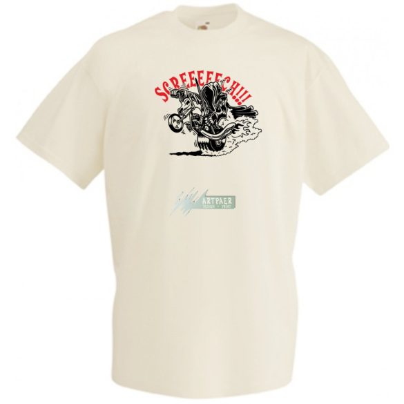 Screch - Szellem motoros férfi rövid ujjú póló