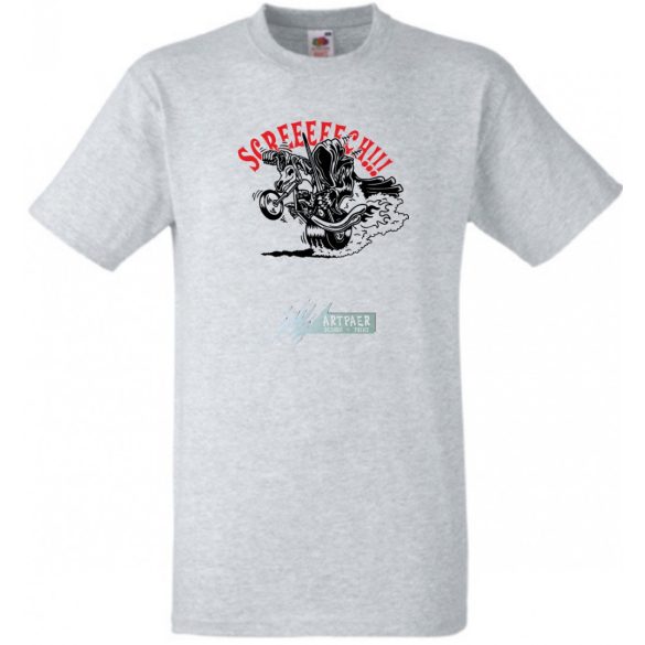 Screch - Szellem motoros férfi rövid ujjú póló