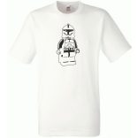 Birodalmi harcos lego stílusban gyerek rövid ujjú póló