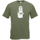 Birodalmi harcos lego stílusban férfi rövid ujjú póló