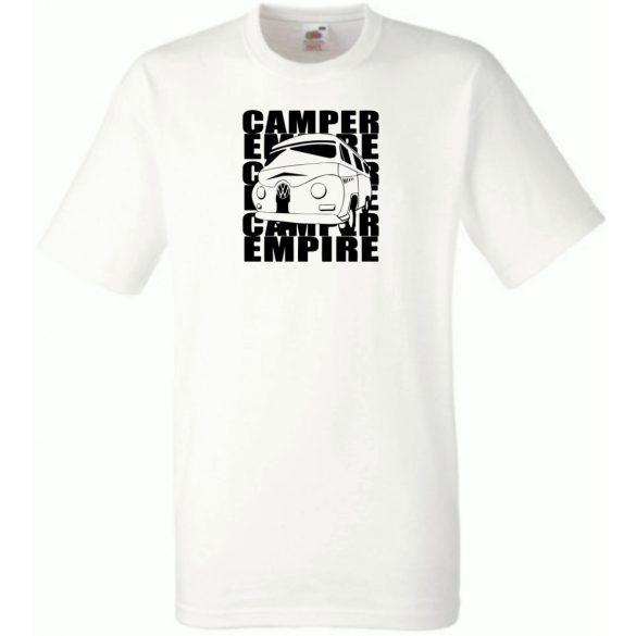 Humor VW Camper Empire stílus férfi rövid ujjú póló