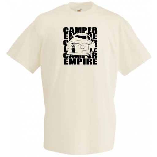 Humor VW Camper Empire stílus férfi rövid ujjú póló