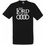 Humor autó fan Lord of the Audi férfi rövid ujjú póló