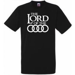 Humor autó fan Lord of the Audi férfi rövid ujjú póló