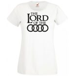 Humor autó fan Lord of the Audi női rövid ujjú póló