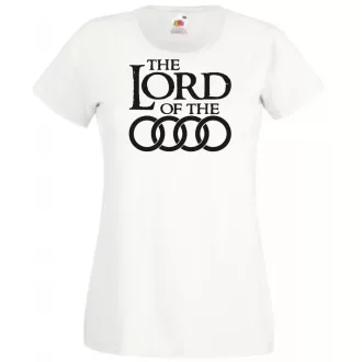 Humor autó fan Lord of the Audi női rövid ujjú póló