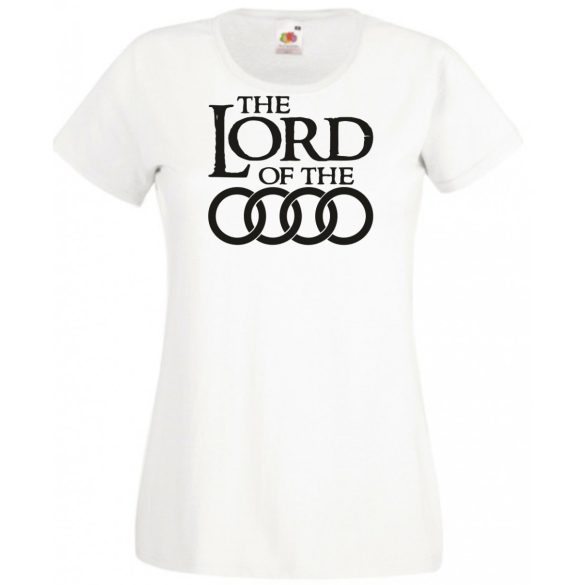 Humor autó fan Lord of the Audi női rövid ujjú póló