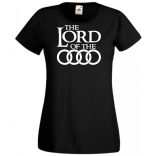Humor autó fan Lord of the Audi női rövid ujjú póló