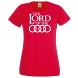 Humor autó fan Lord of the Audi női rövid ujjú póló