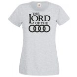Humor autó fan Lord of the Audi női rövid ujjú póló
