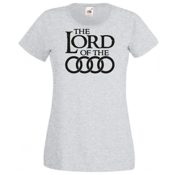 Humor autó fan Lord of the Audi női rövid ujjú póló