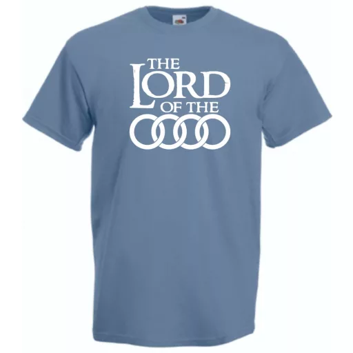 Humor autó fan Lord of the Audi férfi rövid ujjú póló