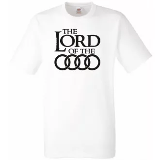 Humor autó fan Lord of the Audi férfi rövid ujjú póló