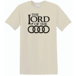Humor autó fan Lord of the Audi férfi rövid ujjú póló